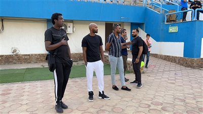 شيكابالا يحضر ودية الزمالك وبيراميدز | صور 