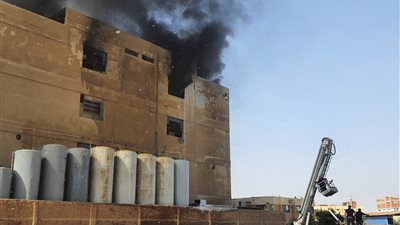 ارتفاع إصابات حريق مصنع بيروسول العاشر من رمضان لـ 28 حالة
