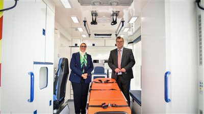 وزيرة الصحة: جميع سيارات الإسعاف والعيادات المتنقلة ضمن مبادرة حياة كريمة ألمانية الصنع 