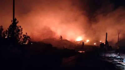 6 قرارات عاجلة لنيابة الإسكندرية في واقعة حريق مخزن بلاستيك