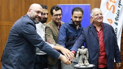 مدرسة السينما الاستقصائية تكرم صناع فيلم موسى | صور