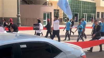 بدء توافد رؤساء الجامعات على المهرجان الطلابي بجامعة كفر الشيخ