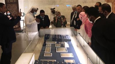 وفد من أعضاء البرلمان العربي يجري زيارة إلى المتحف القومي للحضارة | صور 