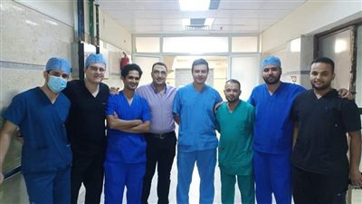 جراحة طارئة لمريض يعاني انشقاقًا بـ الشريان الأورطي الصاعد في مستشفيات جامعة بني سويف