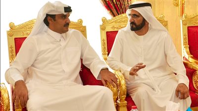 محمد بن راشد يخفف من حدة التوتر بين قطر والبحرين.. ماذا قال؟