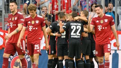 بايرن ميونخ يسقط أمام فرانكفورت في الدوري الألماني