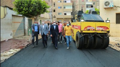 محافظ كفر الشيخ يتفقد أعمال الرصف بحي ميت علوان| صور 