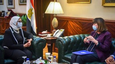وزيرة الصحة تبحث مع ممثلة الأمم المتحدة للمرأة بمصر تعزيز التعاون المشترك