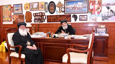 البابا تواضروس الثاني يستقبل أسقف إيبارشية وسط أوروبا