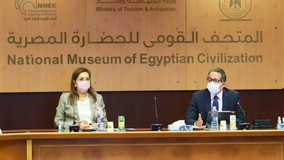 وزير السياحة يترأس اجتماع مجلس إدارة هيئة المتحف القومي للحضارة المصرية