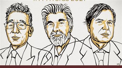 فوز 3 علماء بجائزة نوبل لـ الفيزياء لعام 2021 