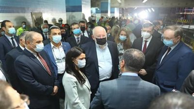 وزيرة التعاون الدولي ونائب رئيس المفوضية الأوروبية يتابعان سير العمل بمحطة مترو ماسبيرو