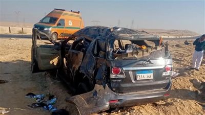 مصرع 8 أشخاص بينهم سيدة حامل في انقلاب ملاكي بالصحراوي الشرقي | صور 