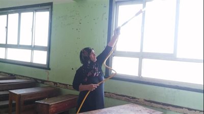 تطهير وتعقيم المدارس بكفر الشيخ استعدادًا لاستقبال العام الدراسي الجديد | صور 