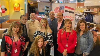 النادي الثقافي المصري الأمريكي يُكرم ربيع فرج أحد أبطال حرب أكتوبر │ صور