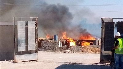 نشوب حريق في مزرعة دواجن بالشرقية