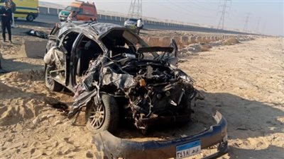 مشغولات ذهبية و110 آلاف جنيه.. تفاصيل مصرع 8 أشخاص في حادث سيارة بأطفيح