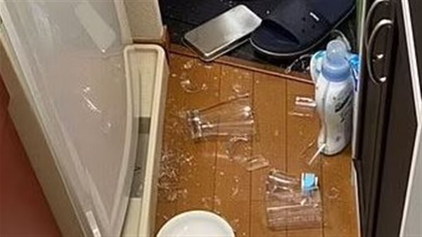 من أثر الزلزال