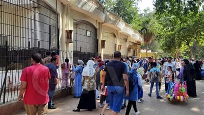 محشي ورقص.. احتفالات بين الأطفال وزوار حديقة الحيوان في آخر عطلة أسبوعية قبل المدارس 
