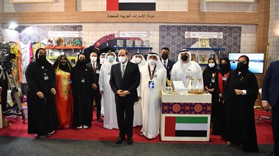 السفير الأردني يعرب عن تقديره لزيارة الرئيس السيسي لجناح المملكة بـ معرض تراثنا