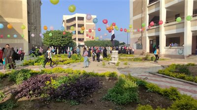 مدارس المنوفية تتزين بالبلالين لاستقبال الطلاب في أول أيام العام الدراسي| صور