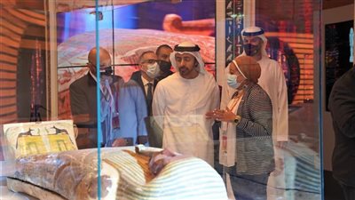 وزير الخارجية الإماراتي يزور الجناح المصري بإكسبو 2020 دبي