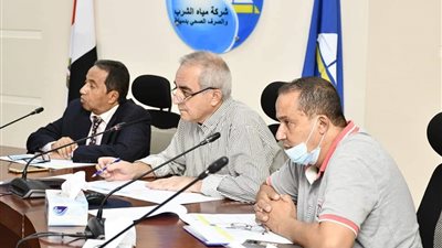 مياه دمياط: اجتماع موسع لمتابعة كفاءة الآداء بقرى حياة كريمة 