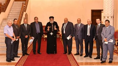 البابا تواضروس الثاني يستقبل مجلس كنيسة مارجرجس وأبي سيفين مدينة نصر