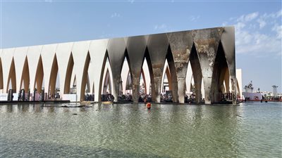 السيطرة على حريق قاعة مهرجان الجونة السينمائي | صور