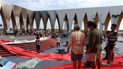 مهرجان الجونة يكشف تفاصيل الأجزاء المتضررة من الحريق اليوم | فيديو