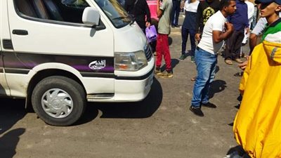 اللحظات الأولى لدهس تلميذة بمدرسة قباء الابتدائية على محور عرابي | صور