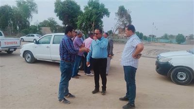 زيارة وفد من مجلس الوزراء لقرية الكاجوج بكوم أمبو في أسوان