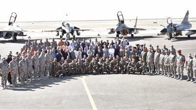 القوات الجوية المصرية واليونانية تنفذان تدريبًا جويًا بإحدى القواعد اليونانية