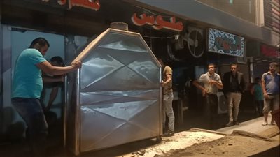  رفع 750 حالة إشغال لمحال ومقاهي بحدائق الأهرام