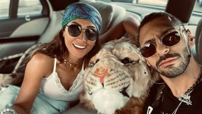 دينا الشربيني تتوجه إلى افتتاح مهرجان الجونة السينمائي رفقة حسن أبو الروس