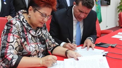 بروتوكول تعاون مصري وبيلاروسي بين الاتحاد العربي لعمال النفط من أجل الدعم والتضامن المشترك