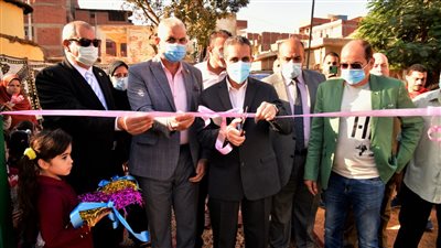 محافظ الغربية يفتتح 5 مشروعات لخدمة أهالي مركز السنطة