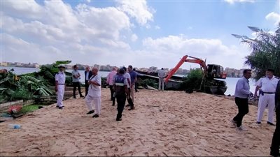 بمساحة 18237 متر.. إزالة 303 حالة تعد على المجاري المائية بالمحمودية