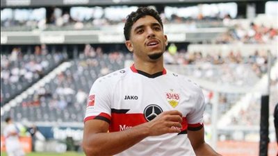 مرموش يصنع هدفا في مباراة شتوتجارت أمام بوروسيا مونشنجلادباخ بالدوري الألماني