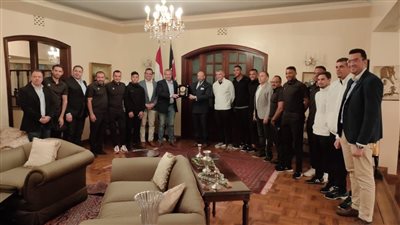 بعثة الزمالك تلبي دعوة مأدبة عشاء من السفير المصري في كينيا
