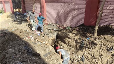 استجابة لـ القاهرة 24.. بدء أعمال توصيل الصرف الصحي لمدرسة الشهيد مصطفى حسان بالمنوفية