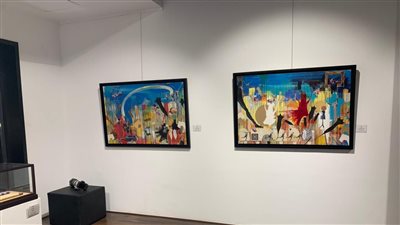 افتتاح معرضي حازم المستكاوي وخالد حافظ بجاليري بيكاسو بالتجمع الخامس| صور