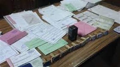 ضبط شخص بتهمة تزوير المحررات الرسمية وتقليد الأختام بالإسكندرية