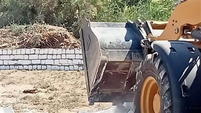 إزالة 4 حالات تعدٍ على الأراضي الزراعية في الفيوم |صور