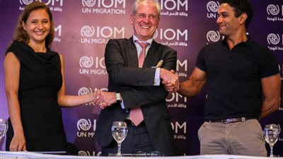 تفاصيل المؤتمر الصحفي لإعلان نيللي كريم وآسر ياسين سفراء للنوايا الحسنة (صور)