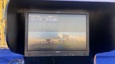 شاهد “VAR” جاهز للعمل داخل ستاد السلام (صور)