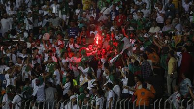 أعداد غفيرة من جماهير الجزائر تزحف إلى مصر لمساندة محاربي الصحراء أمام نيجيريا (فيديو)