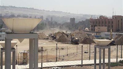 إزالة المنشآت والإشغالات حول بحيرة عين الصيرة والمتحف القومي لتطوير المنطقة