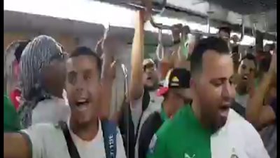 الجماهير الجزائرية تُشعل الأجواء في المترو قبل نهائي أمم إفريقيا (فيديو)