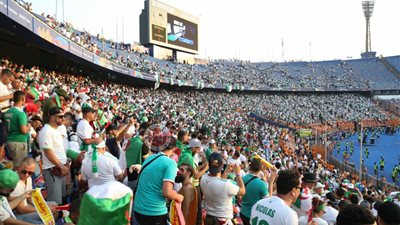 التليفزيون الإسرائيلي يخرج في بث مباشر من مدرجات الجزائريين في استاد القاهرة (فيديو)